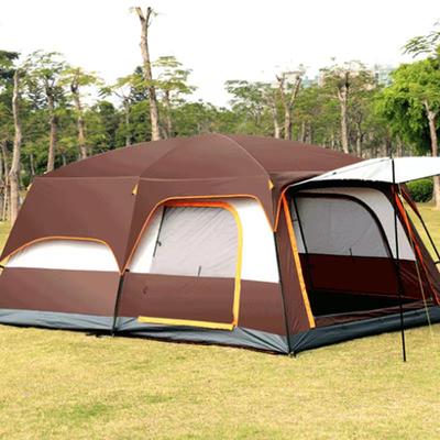 Poliester Oxford 210D Pu Coating Wodoodporny duży namiot Outdoor Layer Family Living 8-osobowy namiot kempingowy