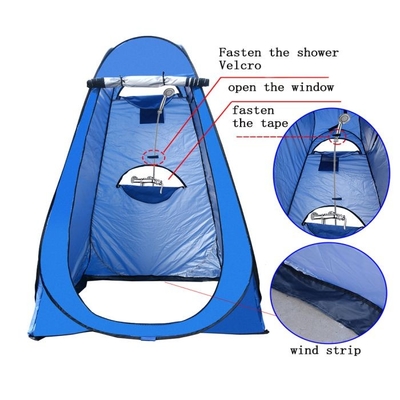 Automatyczne otwieranie namiotu pod prysznic Camping Poliester 190T Gruby, pokryty srebrem styl