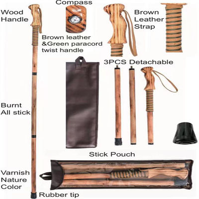 Brzoskwiniowe laski z litego drewna 500g z prostym uchwytem