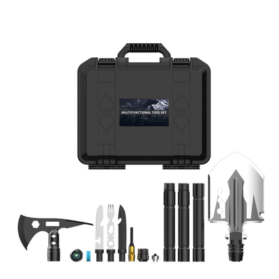 Outdoor Essential Tool Survival Kit Wysokowęglowa stal nierdzewna Stop aluminium