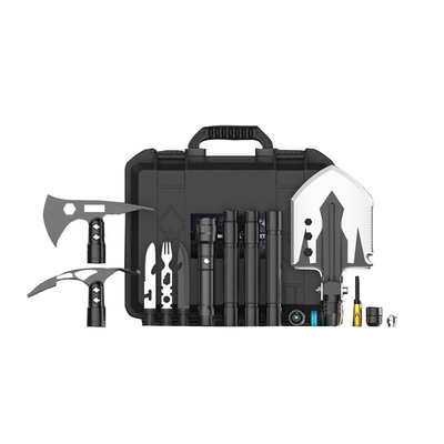 Outdoor Essential Tool Survival Kit Wysokowęglowa stal nierdzewna Stop aluminium