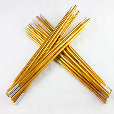 19mm aluminiowy teleskopowy słupek namiotowy anodowana obróbka powierzchni