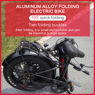 Akumulator litowy 500 W Rower elektryczny Aluminiowe pedały Stop magnezu