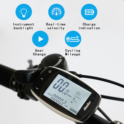 Miękka rama tylna 30-50 km / h 40 km / h Rower elektryczny z baterią litową z wyświetlaczem LED