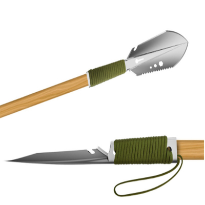 Samoobrona 8in Head Tactical Survival Narzędzia ręczne Camping Łopata ogrodowa