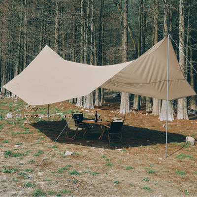 Pop Up Camping Sun Markiza 210T Poliestrowa rura żelazna Beach Sun Shelter Tent