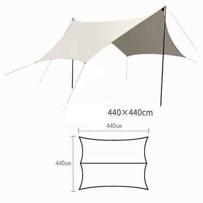 Beach Shade Canopy Outdoor Sport Namiot Sun Shelter Markiza przeciwsłoneczna Upf40 Anti Uv