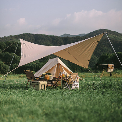 Żelazna rura Auto Beach Outdoor Sport Tent Markiza przeciwsłoneczna Powlekana PU Anti Uv