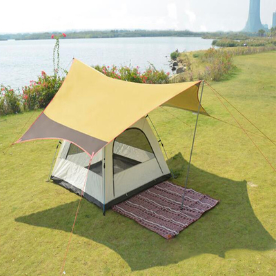 Żelazna rura Auto Beach Outdoor Sport Tent Markiza przeciwsłoneczna Powlekana PU Anti Uv