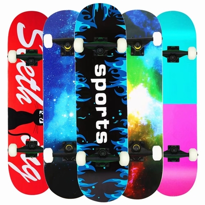 Łożyska ze stali węglowej Kółka do deskorolki Longboard Druk termotransferowy